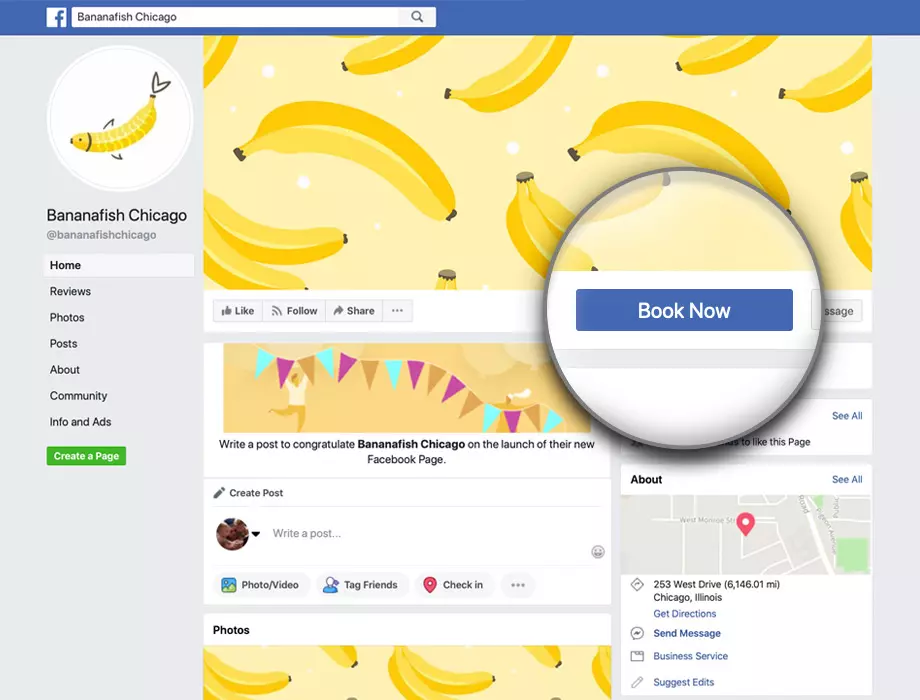 Use vCita to accept bookings directly from your Facebook page