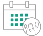 Schedule a group meeting or an event