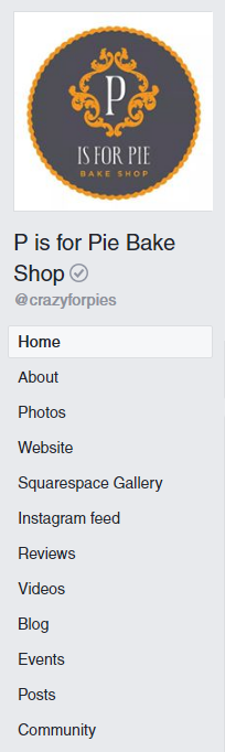 Review tab example