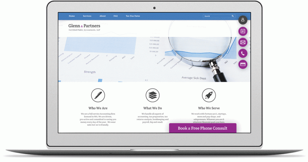 Online booking widget by vCita