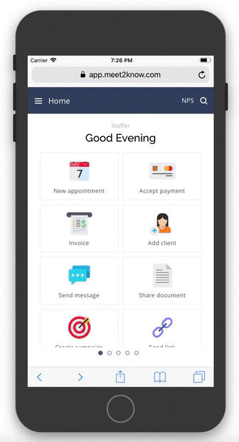Work better on the go with vCita's mobile app