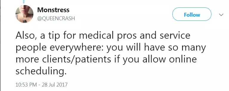 Praise for online scheduling on Twitter