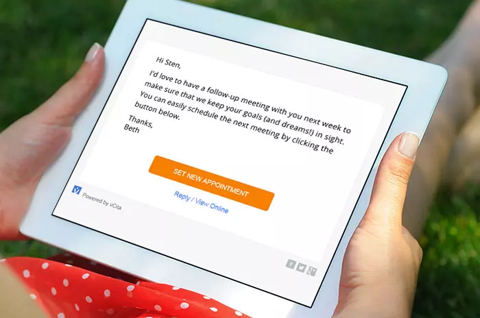 Automated follow-up emails