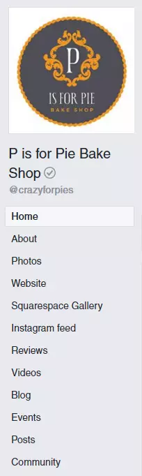 Review tab example