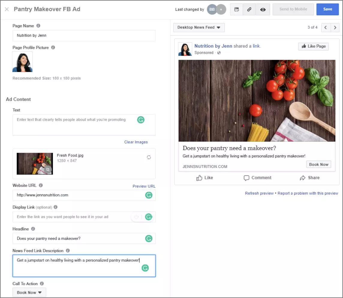 Get a preview of your ads with Facebook's Creative Hub tool