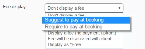 Online shceudling by vCita - Invite/require clients to pay when booking your service