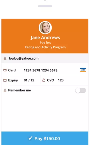 vCita's billing software makes it easy for clients to pay