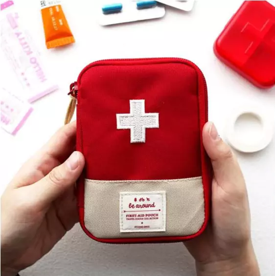 A mini first-aid kit that fits in any bag