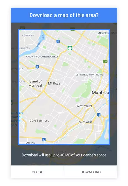 Google Maps tips- Download your maps