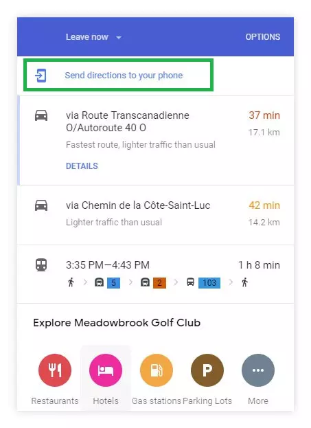 Google Maps tips: Send directions