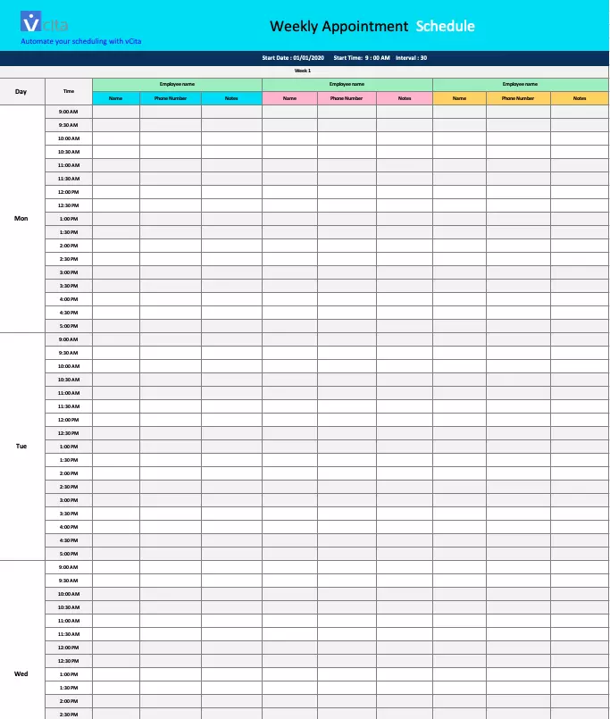 Excel Weekly Schedule Template from static.vcita.com