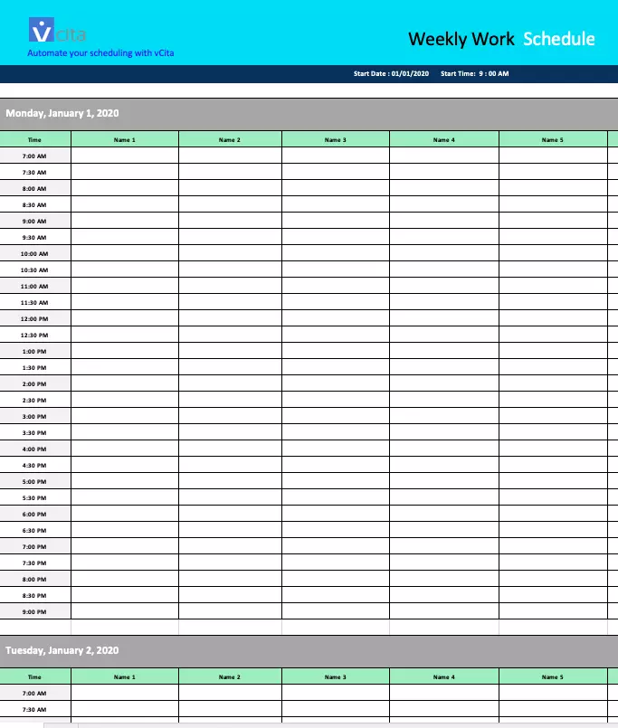 Excel Weekly Work Schedule Template from static.vcita.com