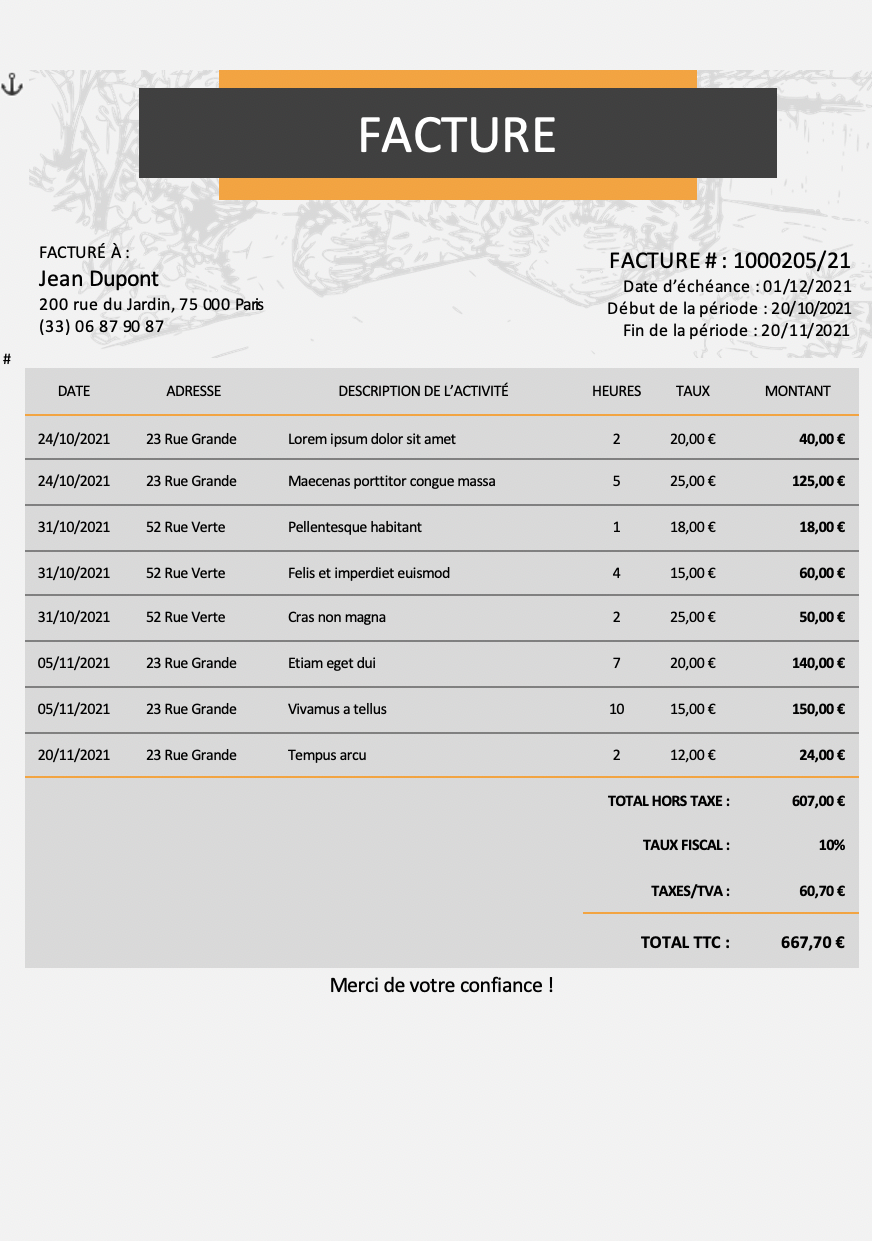 Telechargez Plus De 25 Modeles De Factures Vierges Gratuits