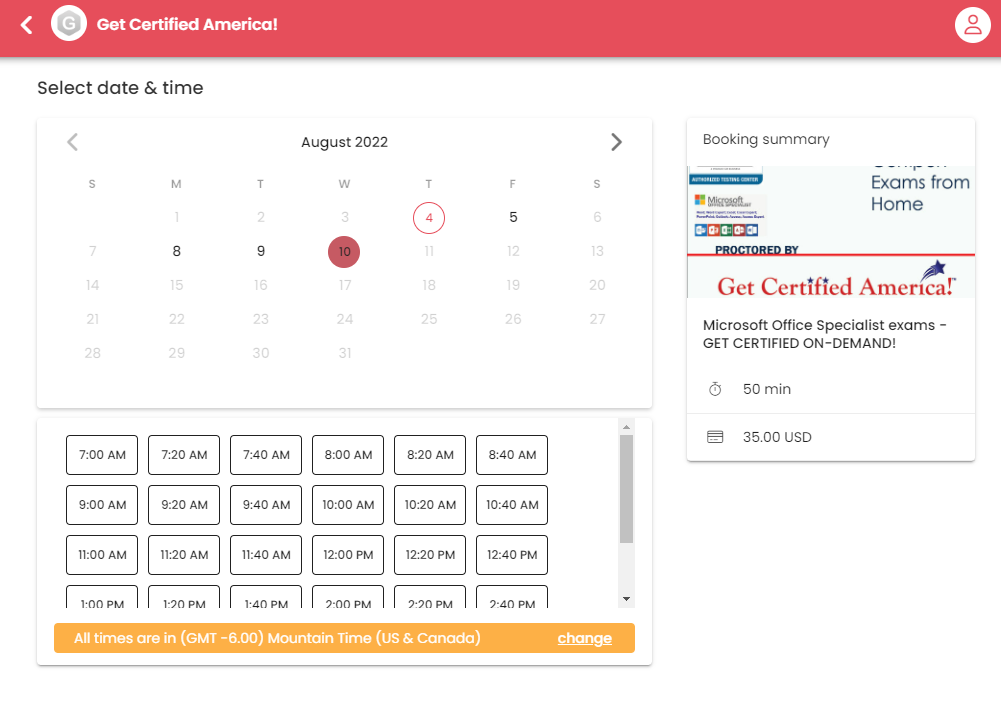 get certified america vcita client portal