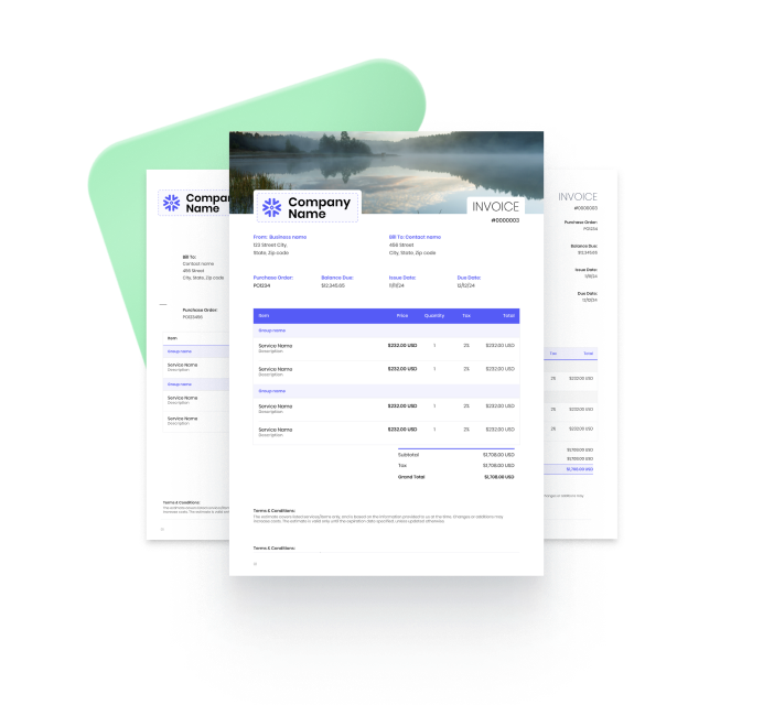 Create your invoice