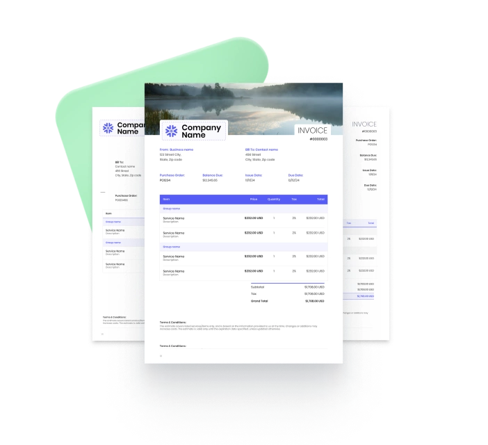 Create your invoice