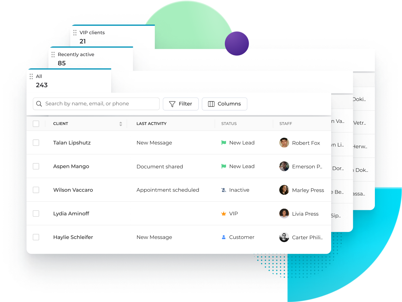 CRM with Custom views