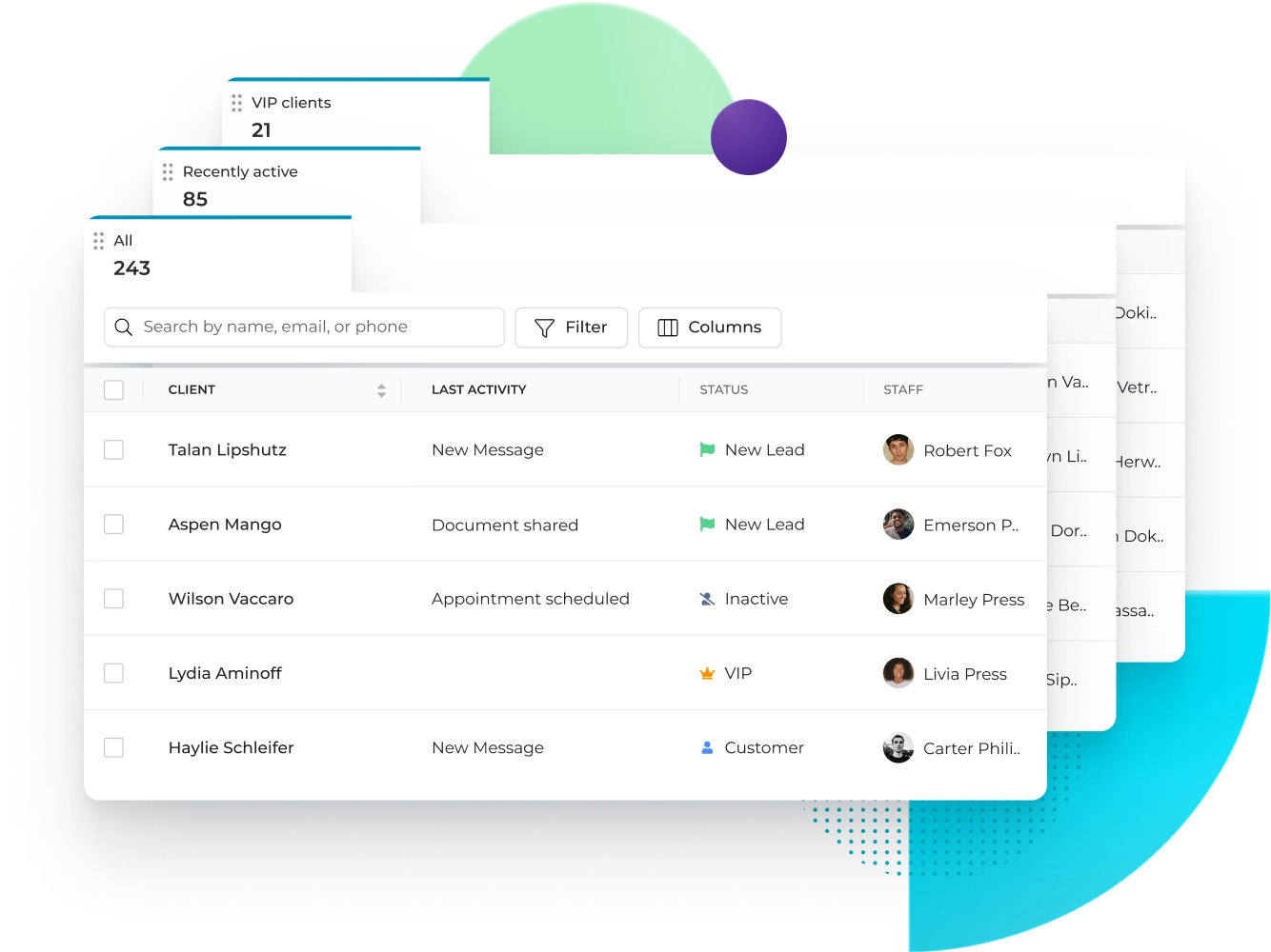 CRM with Custom views