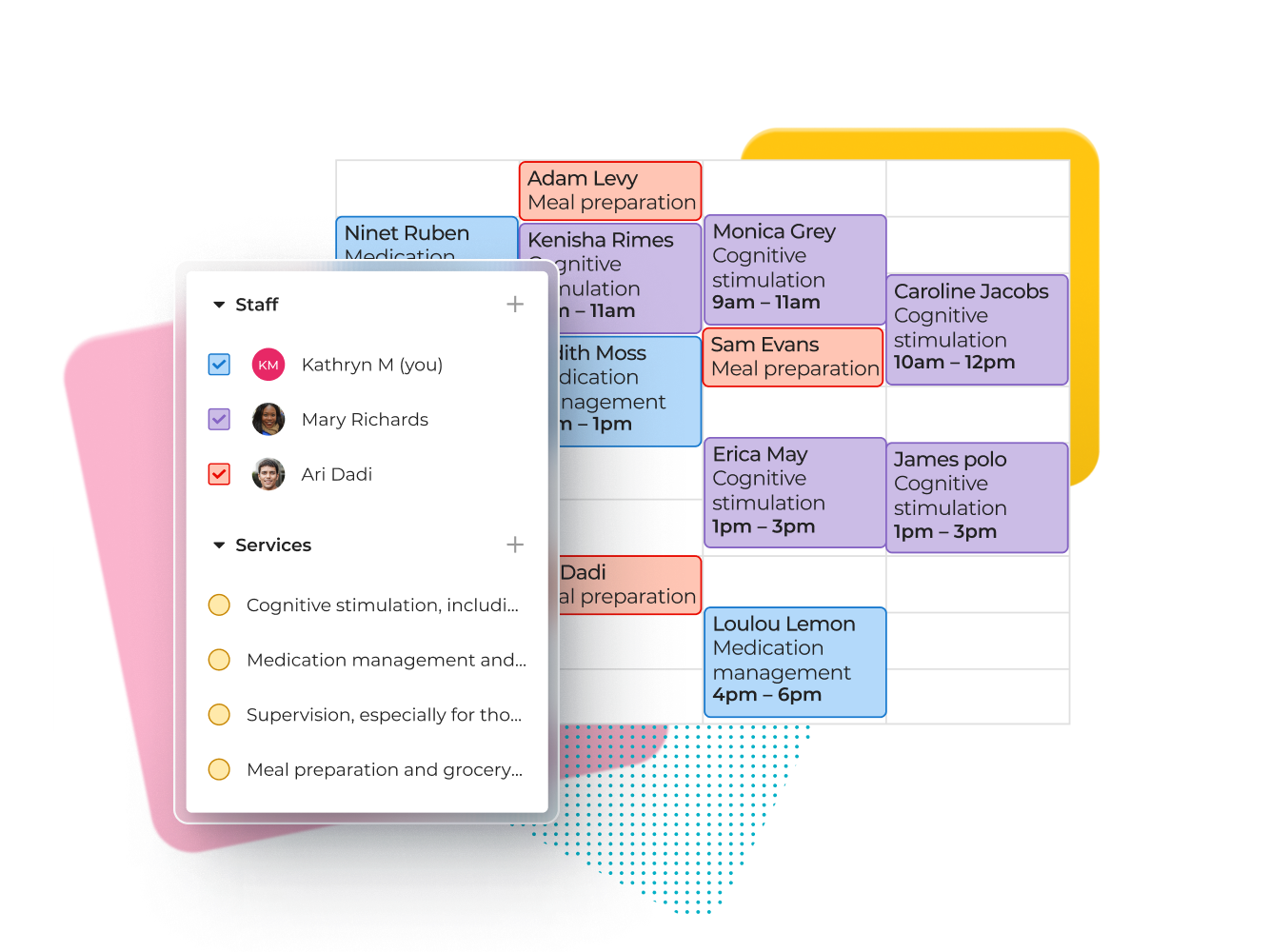 online scheduling with team calendar