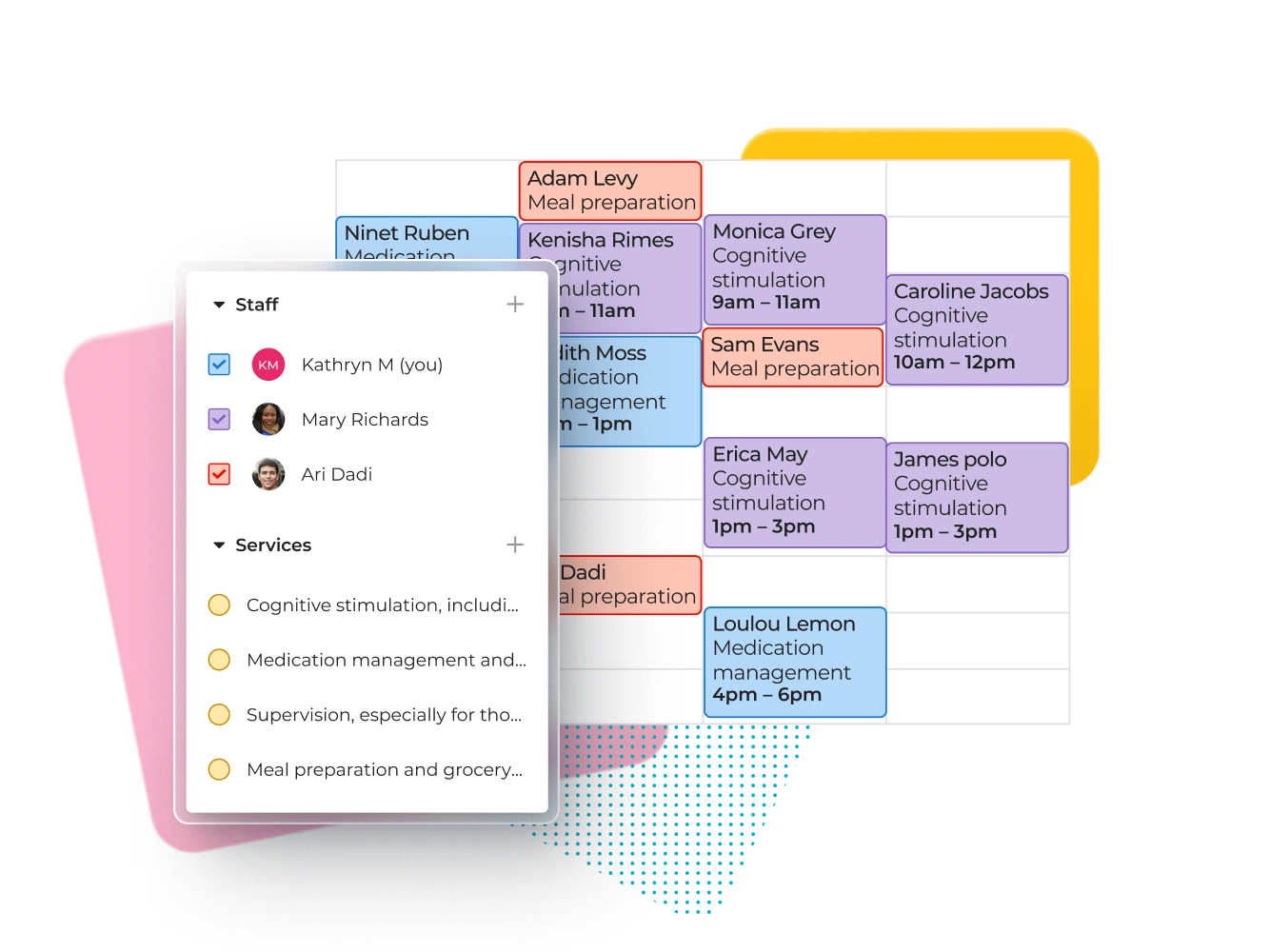 online scheduling with team calendar