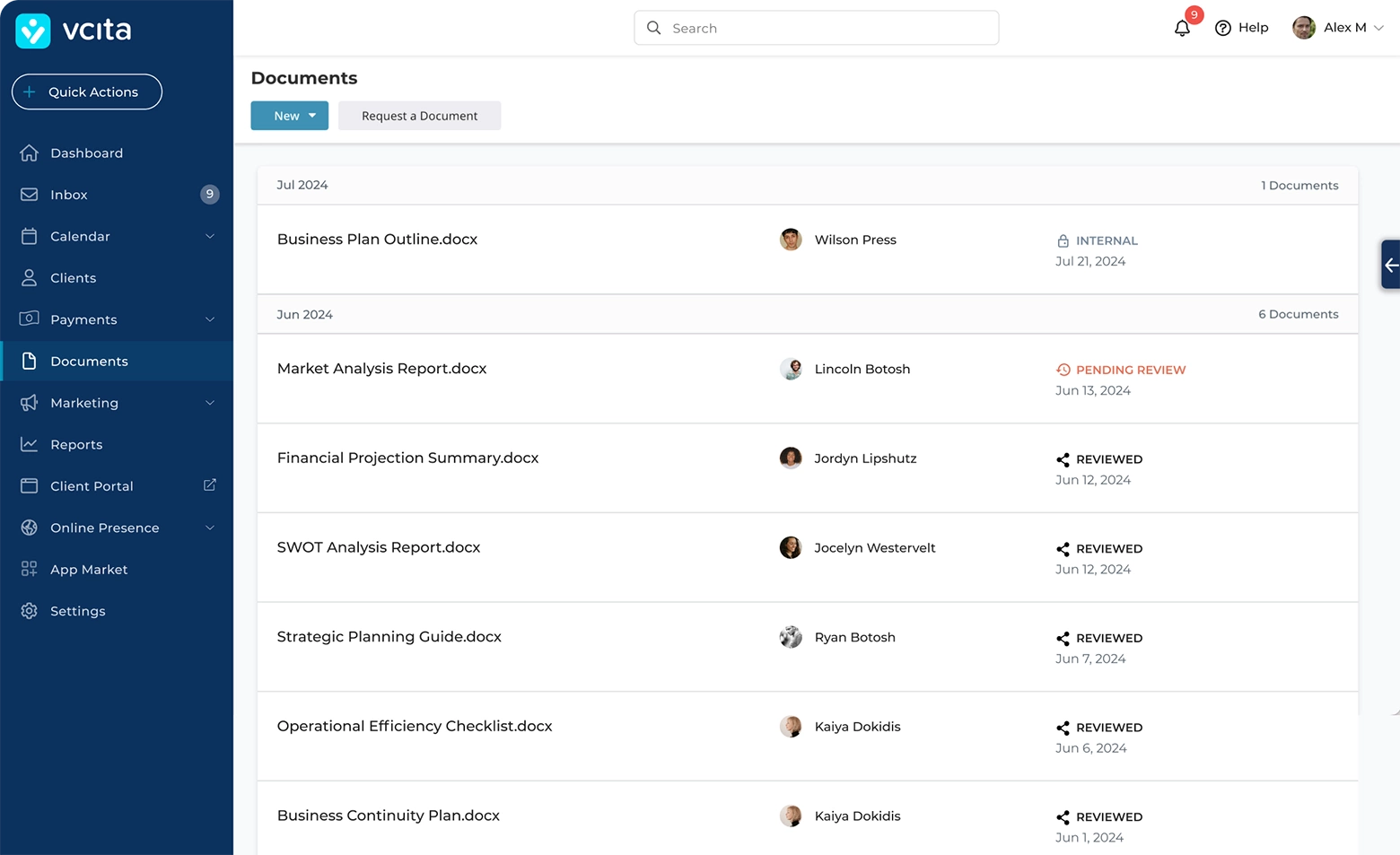 crm documents