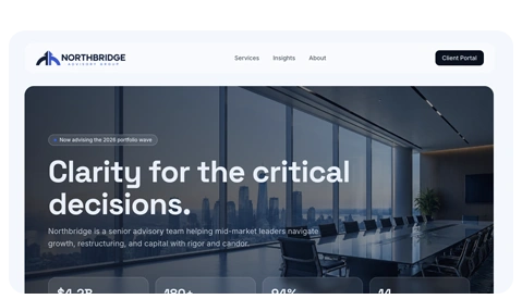 Consultant website