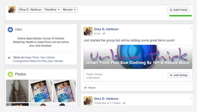 Dina uses Facebook to engage more clients online and promote her website, driving more clients to schedule with her online.