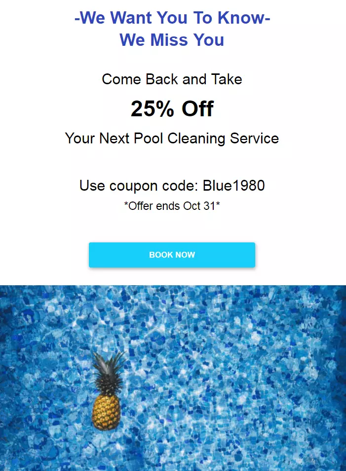 Use coupons to reactivate dormant clients