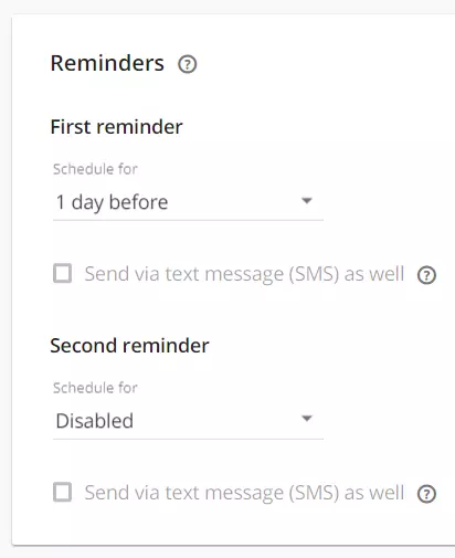 Appointment reminders keep your clients' engagements fresh in their mins