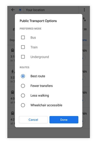 Google Maps tips: Customize preferred route 