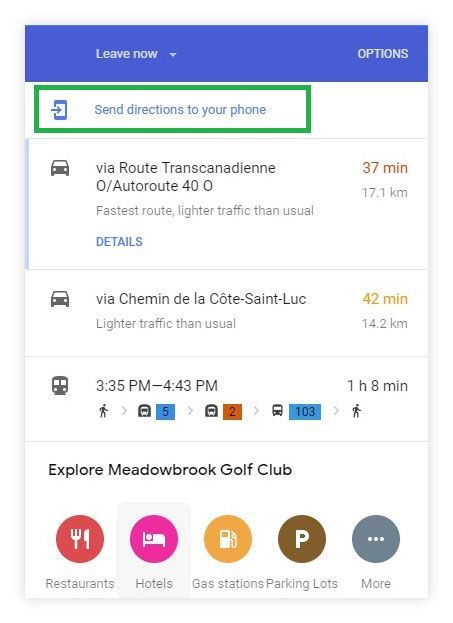 Google Maps tips: Send directions 