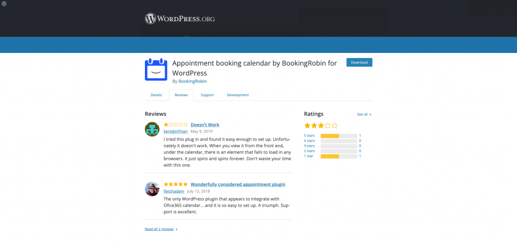 Appointment booking calendar by BookingRobin