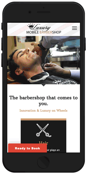 Online booking for barbershops and hair salons