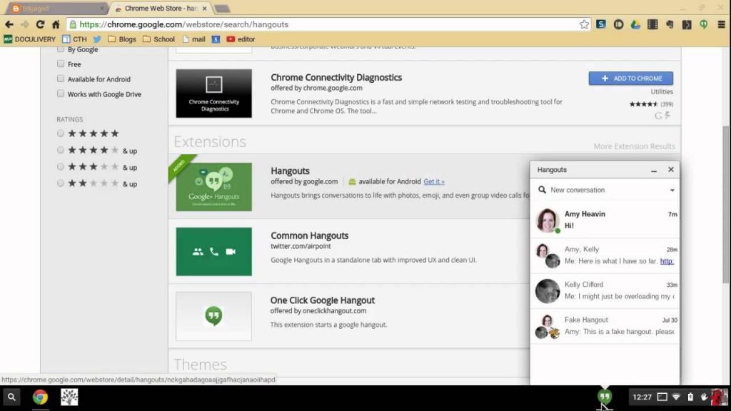 how to use google hangouts
