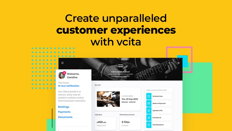 Make life easier for your clients with vcita