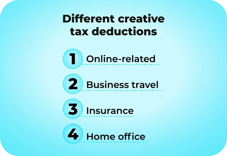 Different creative tax deductions