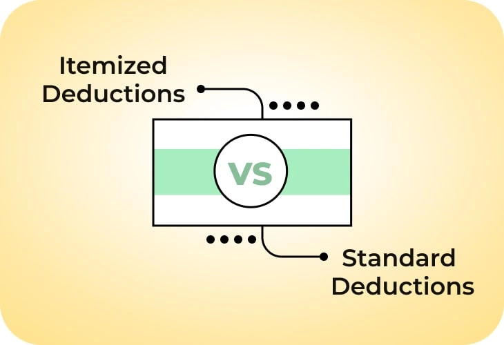 Itemized vs standard deductions