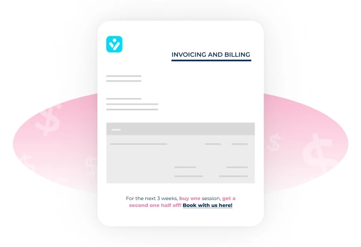 Share news in your invoice - invoice marketing
