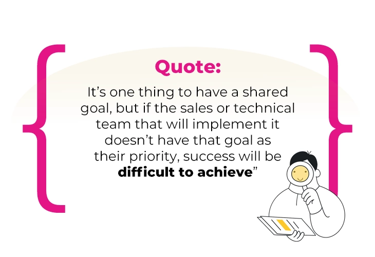 Partnership goal alignment quote