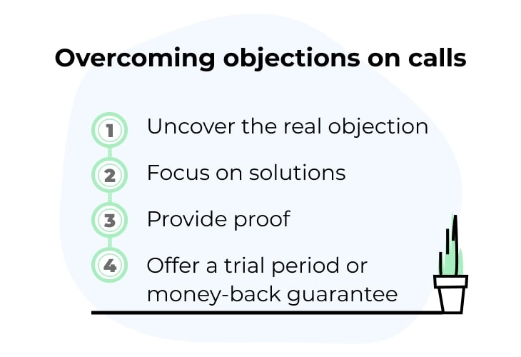 Overcoming objections on calls