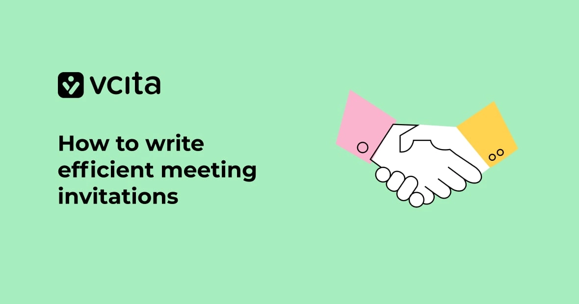 How to write efficient meeting invitations with samples and templates