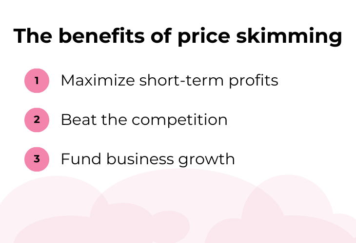 The benefits of price skimming