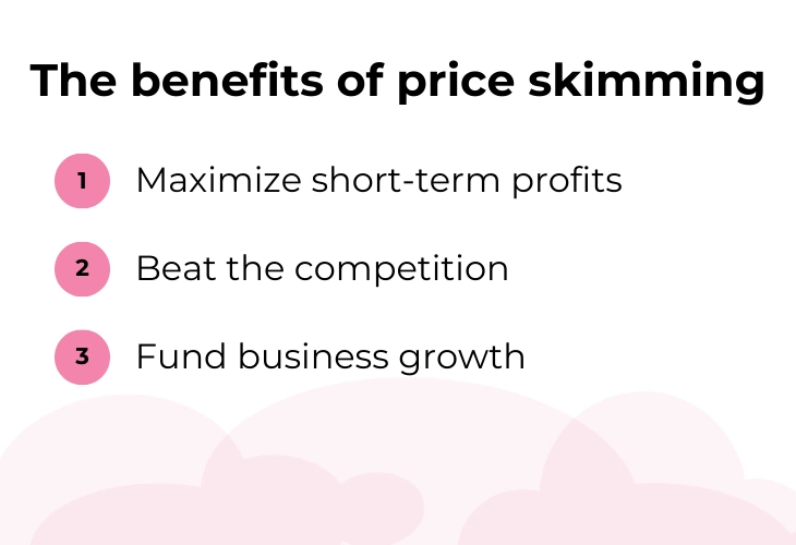 The benefits of price skimming