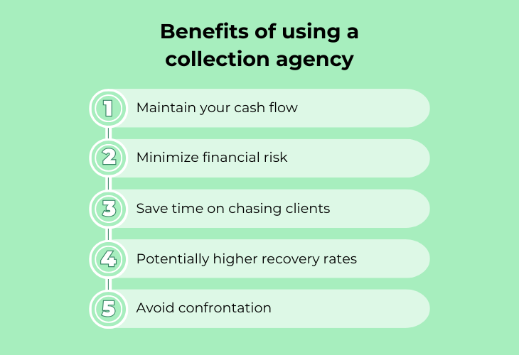 Benefits of using a collection agency