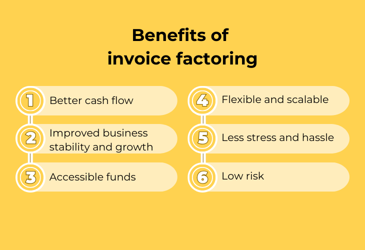 Benefits of invoice factoring