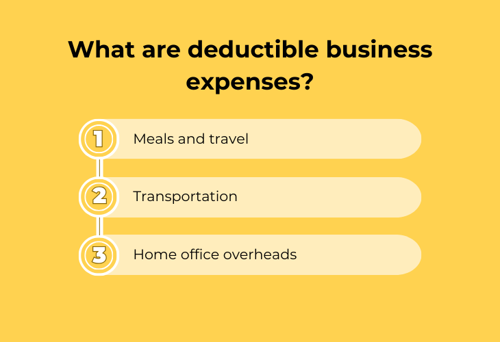 What are dedictible business expenses