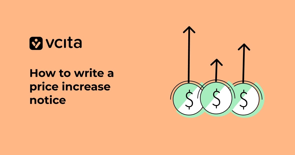 How to write a price increase notice without losing clients