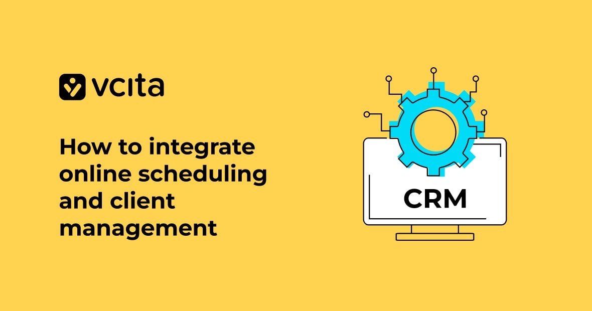 How can I integrate online scheduling with client management in my service business?