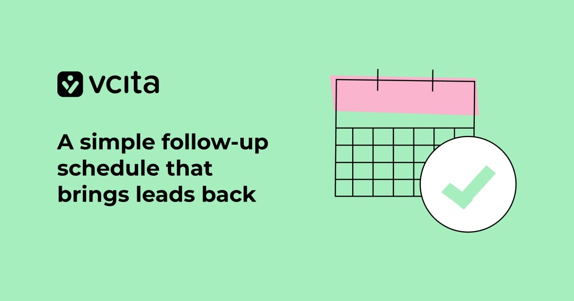 A simple follow-up schedule that brings leads back