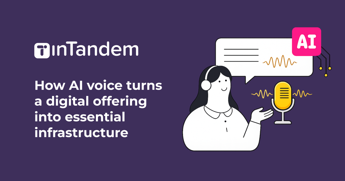 How native AI voice turns a digital offering into essential infrastructure